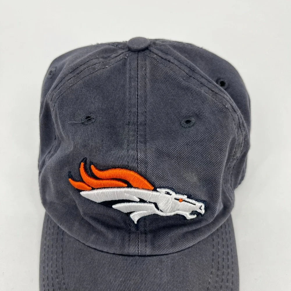 Denver Broncos 47 Brand Kids Navy Blue Adjustable Strap Back Baseball Hat NFL